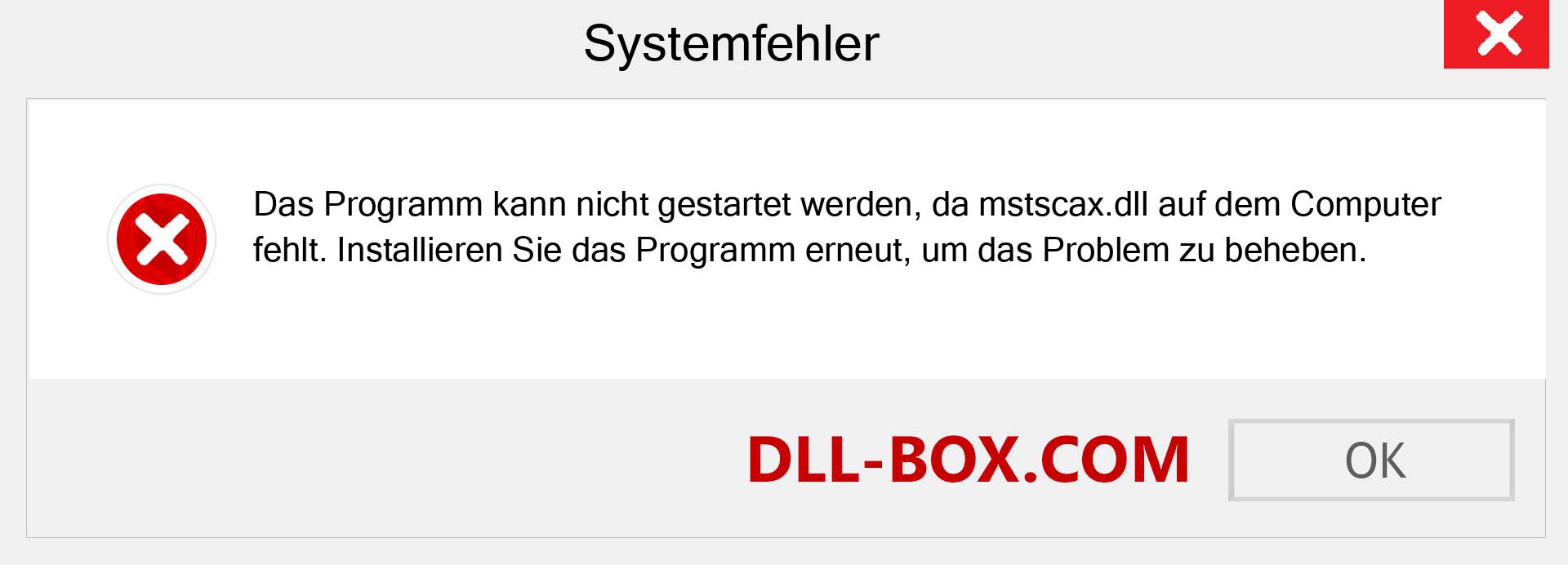 mstscax.dll-Datei fehlt?. Download für Windows 7, 8, 10 - Fix mstscax dll Missing Error unter Windows, Fotos, Bildern